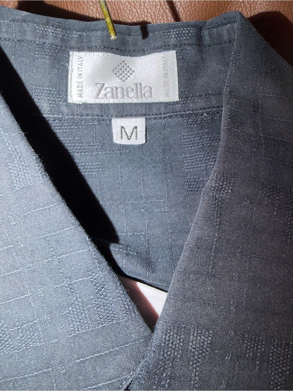 Zanella Men's Slate Gray Textured Sport Coat